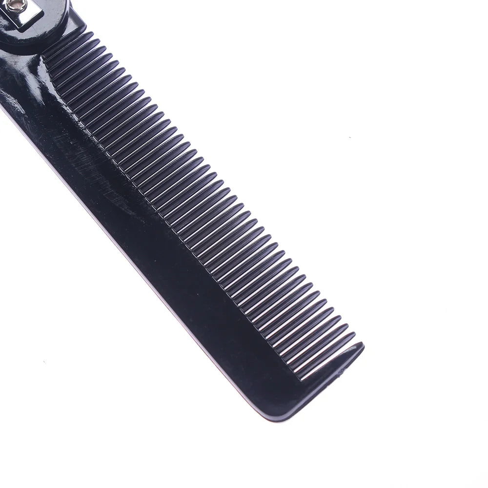 Foldable Hair Comb Men Oil Head Moustache Beard Brush Comb Women Beauty Pocket Clip Hair Styling Tool Hairdressing Comb