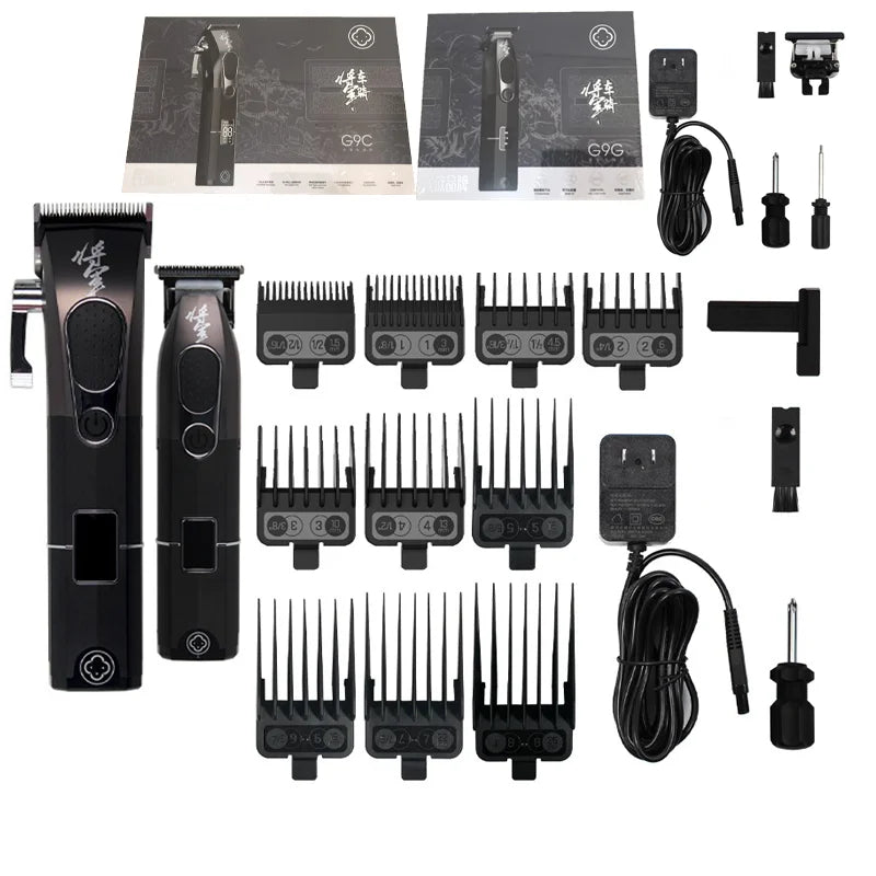 Madeshow 2024 New General Series G9C G9G Barbershop Hair Salon Men's Vintage Professional Hair Clipper Oil Head Gradient Faders