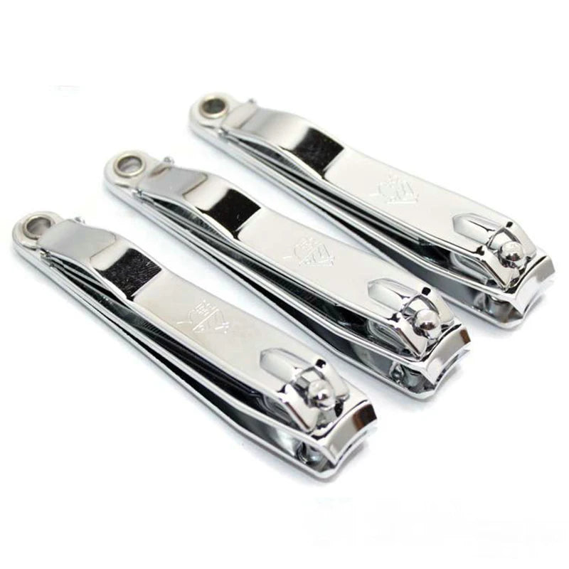 Stainless Steel Nail Cutter With Nail File Flat Clipper Fit for Big Size Fingernail Toenail Tips Cutter Trimmer Nail Care Tool