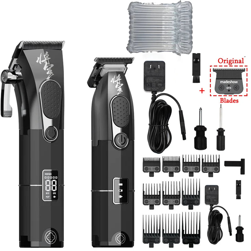 Madeshow 2024 New General Series G9C G9G Barbershop Hair Salon Men's Vintage Professional Hair Clipper Oil Head Gradient Faders