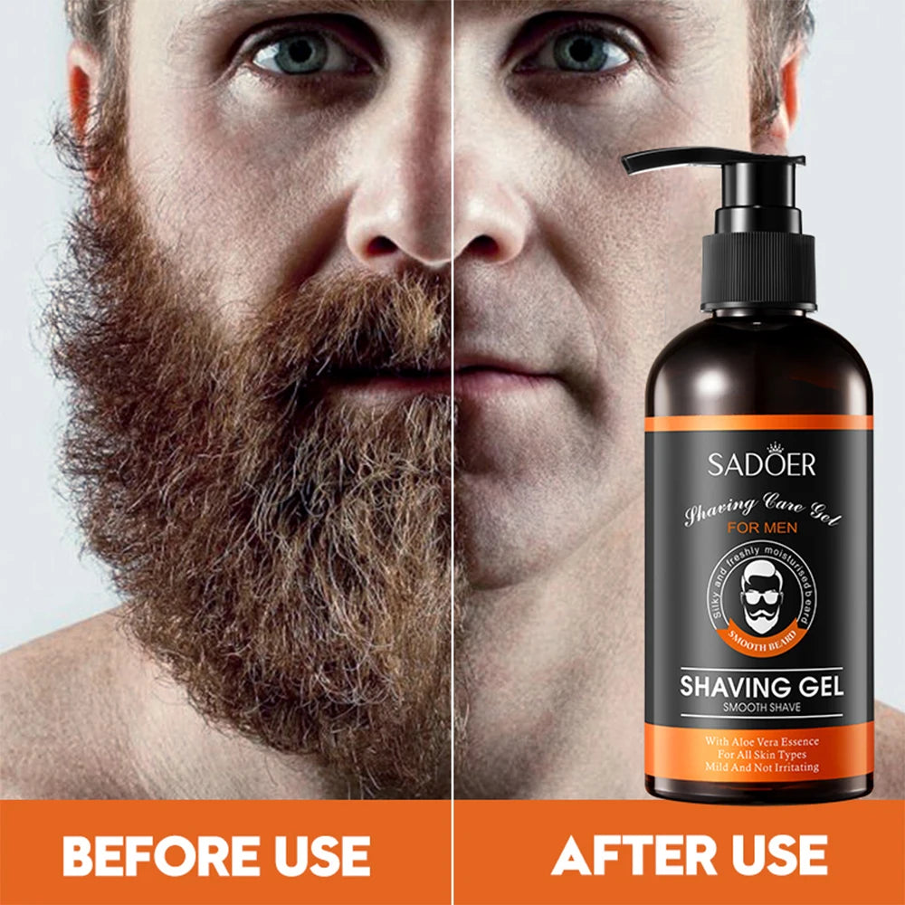 Shave Gel Foam Gentle Moisturizing Shaving Cream For Refreshing Cleaning Softening Beard Foam Shaving Gel For Men