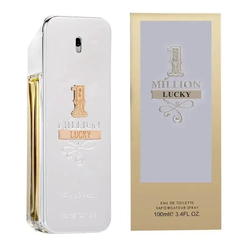 100ml Golden Millionaire Eau de Parfum - Long Lasting Leather Notes Fragrance for Men, Luxury Cologne Attraction 2024 Edition