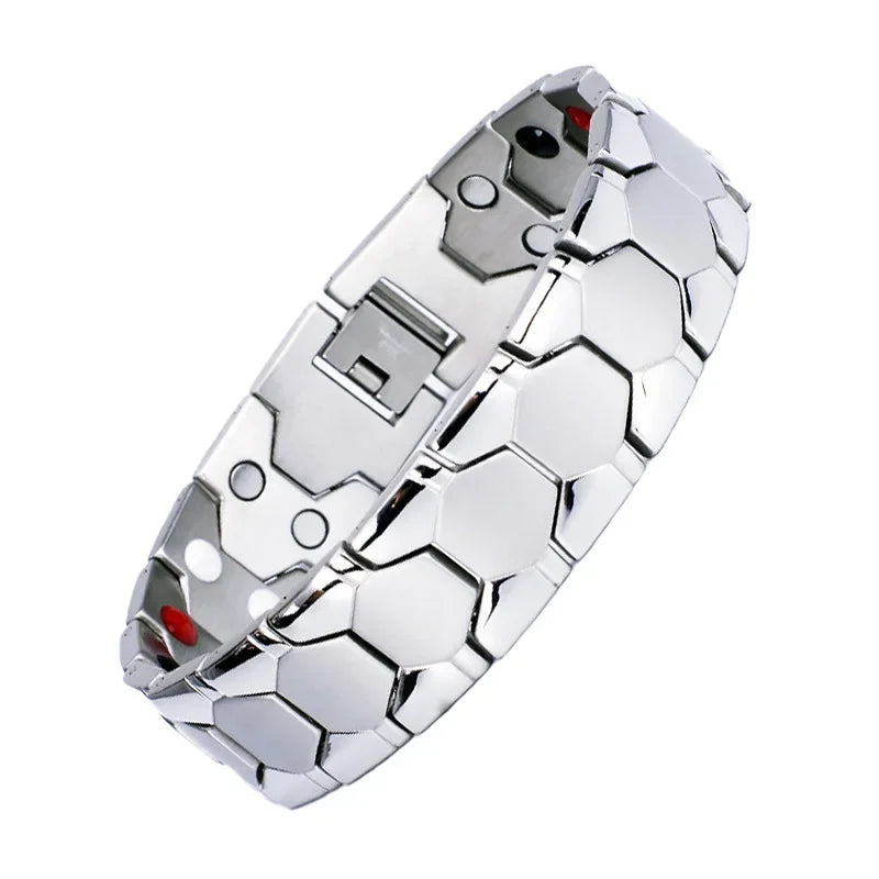 Mens Magnetic Bangle Lymph Drainage Detox Bracelet Therapy Bracelet Arthritis Pain Relief Men Bracelet Health Care Jewelry Gifts