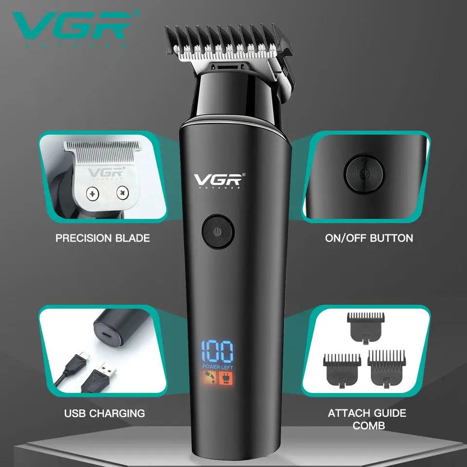 AlphaBeard™ – Premium Rechargeable Beard Trimmer
