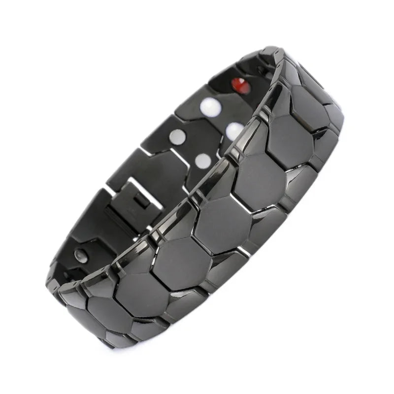 Mens Magnetic Bangle Lymph Drainage Detox Bracelet Therapy Bracelet Arthritis Pain Relief Men Bracelet Health Care Jewelry Gifts