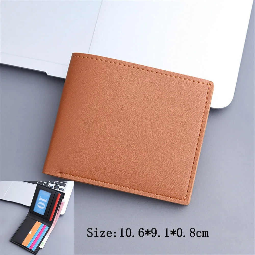 High Capacity Men's Hasp Leather Wallet Multiple Card Slots ID Credit Card Holder Coin Vintage Wallet Fashion Business Wallet