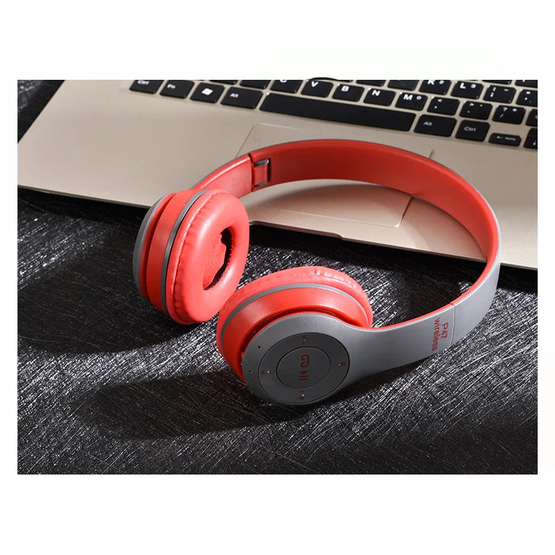 Stereo P47 Headset 5.0 Bluetooth Headset Folding Series Wireless Sports Game Headset for iPhone XiaoMi