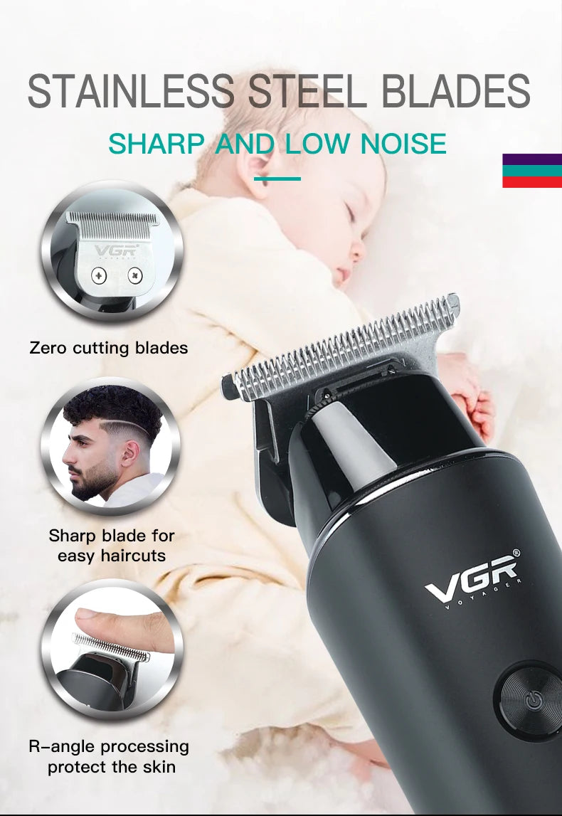 AlphaBeard™ – Premium Rechargeable Beard Trimmer