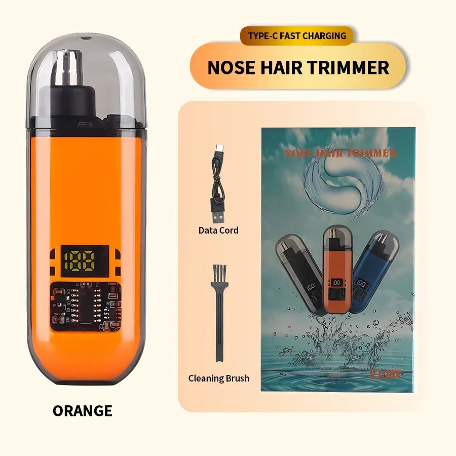2 In 1 Electric Portable Ear And Nose Hair Trimmer Clipper 2024
