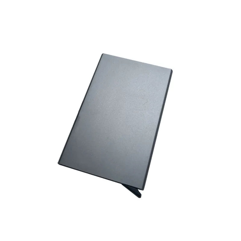 Anti-theft ID Credit Card Holder Minimalist Porte Carte Thin Aluminium Metal Wallets Pocket Case Bank Women Men Credit Card Box