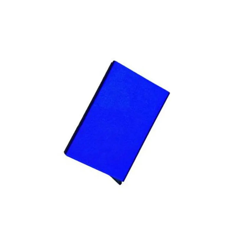 Anti-theft ID Credit Card Holder Minimalist Porte Carte Thin Aluminium Metal Wallets Pocket Case Bank Women Men Credit Card Box