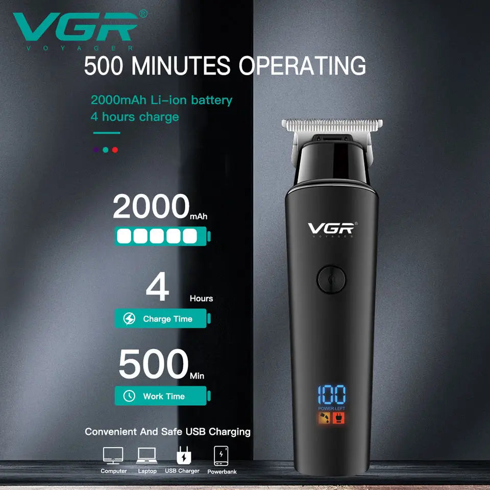 AlphaBeard™ – Premium Rechargeable Beard Trimmer