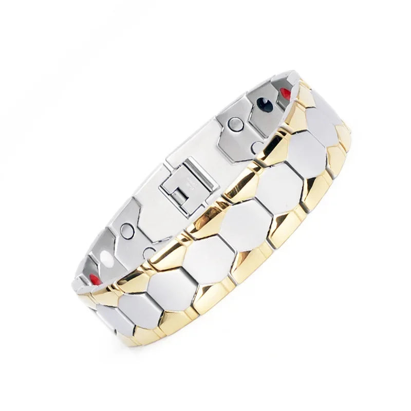 Mens Magnetic Bangle Lymph Drainage Detox Bracelet Therapy Bracelet Arthritis Pain Relief Men Bracelet Health Care Jewelry Gifts