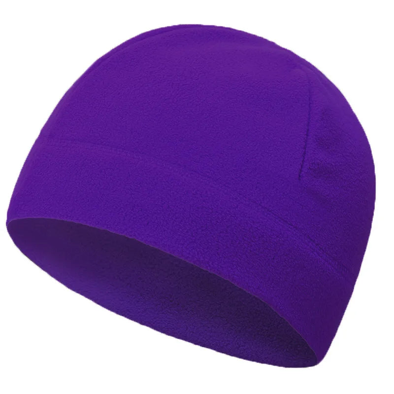 New Fashion Warm Beanie Winter Cap Men Women Ski Cycling Skin-Friendly Anti-Static Hiking Thermal Fleece Running Windproof