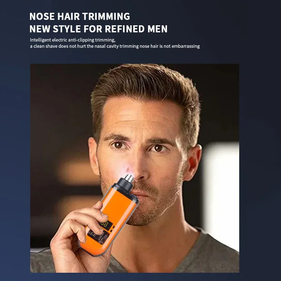2 In 1 Electric Portable Ear And Nose Hair Trimmer Clipper 2024