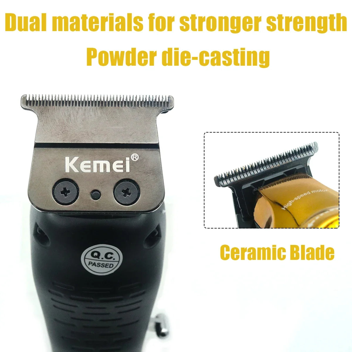 Kemei 1691 1677 T228 Kit Rechargeable Barber Hair Clippers Electric Cordless Hair Trimmer Professional Men Hair Cutting Machine