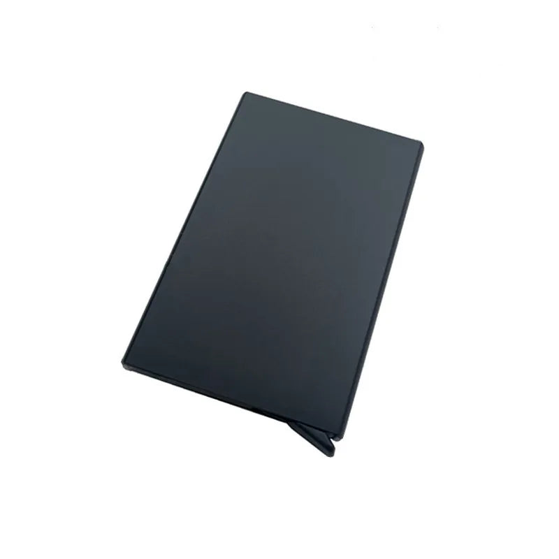 Anti-theft ID Credit Card Holder Minimalist Porte Carte Thin Aluminium Metal Wallets Pocket Case Bank Women Men Credit Card Box