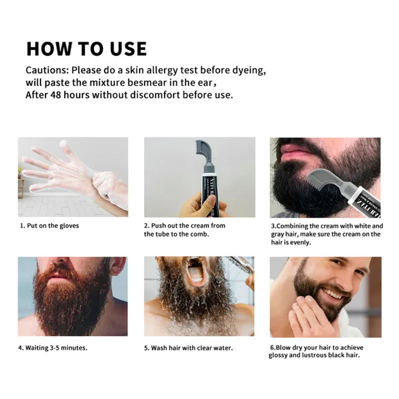 Beard Dye Shampoo Natural