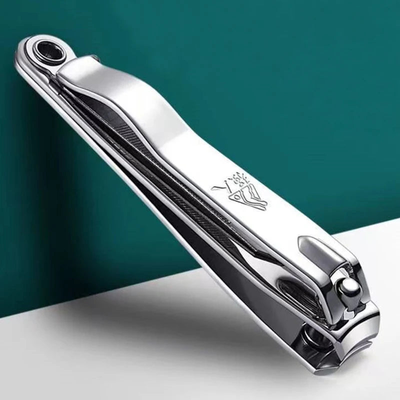 Stainless Steel Nail Cutter With Nail File Flat Clipper Fit for Big Size Fingernail Toenail Tips Cutter Trimmer Nail Care Tool