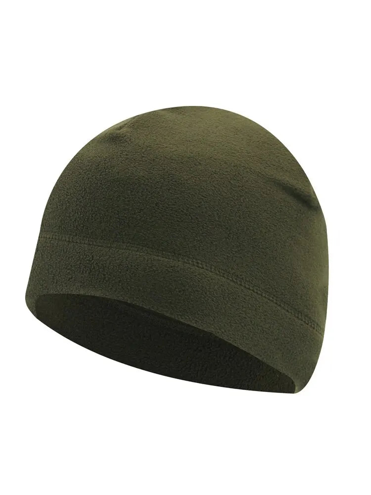 Warm Winter Skull Cap Soft Polar Fleece Hat Thick Windproof Cap Outdoor Beanie Cap Ski Cap Unisex Suitable For Unisex 1PC