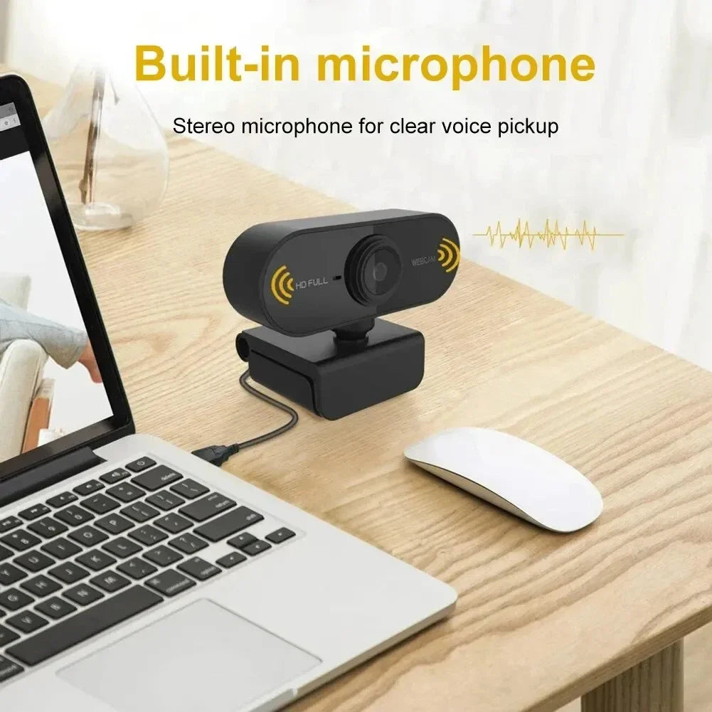 Web Camera For Work With Microphone Tripod Camera 1080P HD Computer HD USB Camera  Built In Microphone USB Network Camera