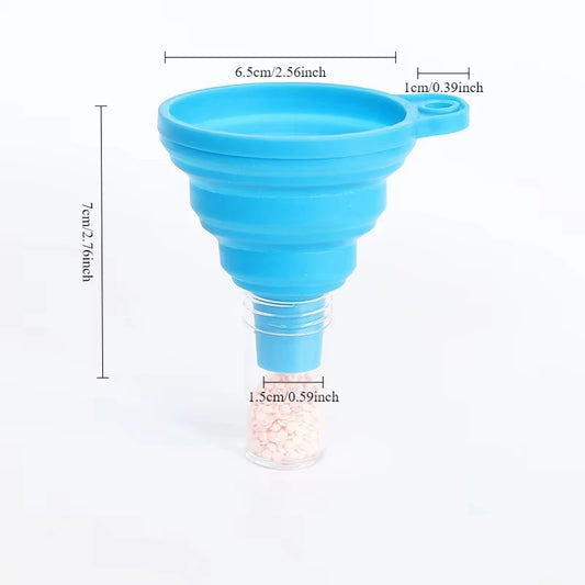 Engine Funnel Car Universal Silicone Liquid Funnel Washer Fluid Change Foldable Portable Auto Engine Oil Petrol Change Funnel