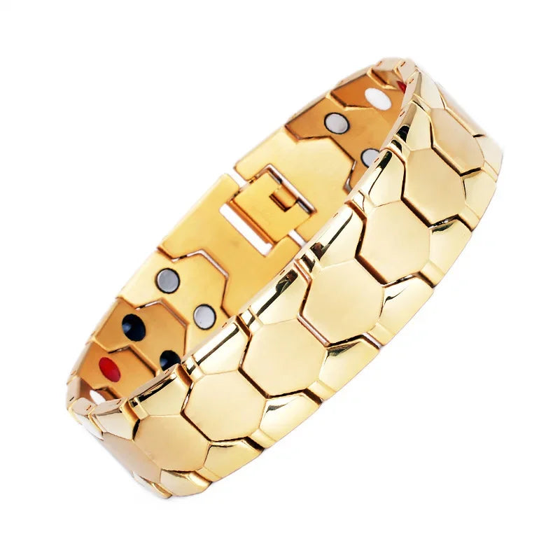 Mens Magnetic Bangle Lymph Drainage Detox Bracelet Therapy Bracelet Arthritis Pain Relief Men Bracelet Health Care Jewelry Gifts