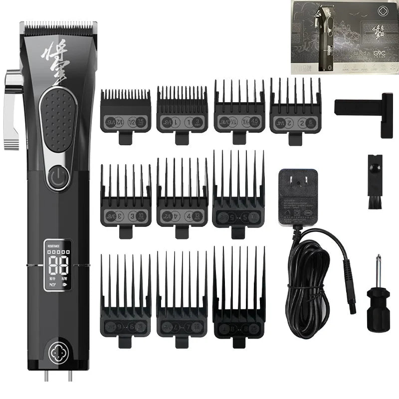 Madeshow 2024 New General Series G9C G9G Barbershop Hair Salon Men's Vintage Professional Hair Clipper Oil Head Gradient Faders