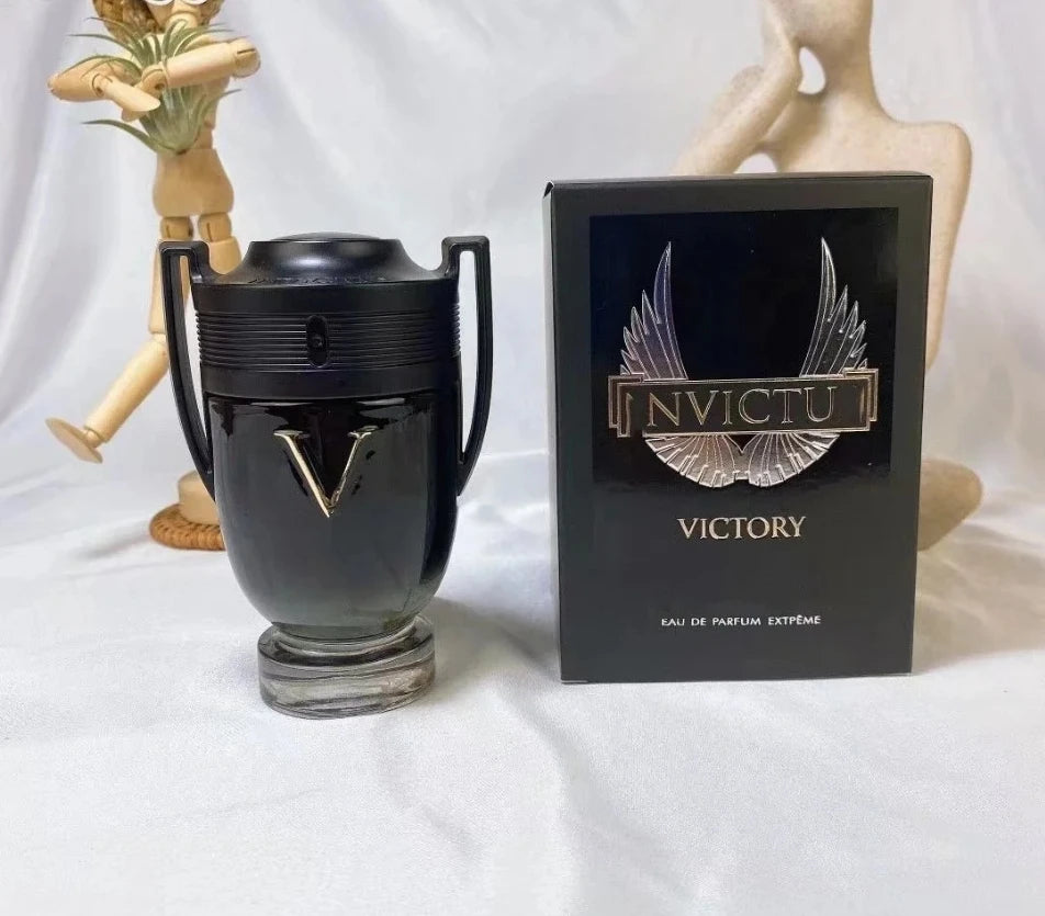 100ML 3.4FL.OZ INVINCIBLE AQUA Men's Perfume EDP, Woody Aquatic Notes, Fresh Ocean Fragrance Spray Gift for Men