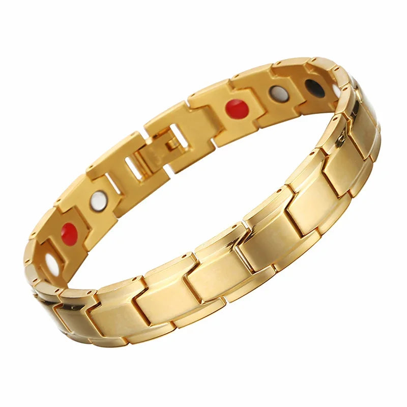 Mens Magnetic Bangle Lymph Drainage Detox Bracelet Therapy Bracelet Arthritis Pain Relief Men Bracelet Health Care Jewelry Gifts