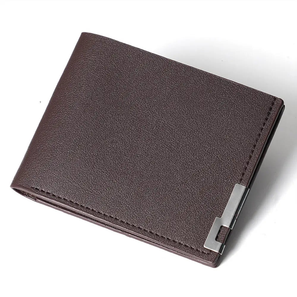 High Capacity Men's Hasp Leather Wallet Multiple Card Slots ID Credit Card Holder Coin Vintage Wallet Fashion Business Wallet